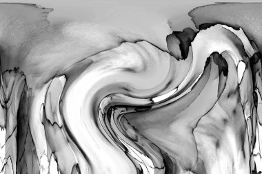 Alkol mürekkebinin sunduğu yüksek kaliteli akış sanatı tasarımcıya modern bir soyut arkaplan sağlar..