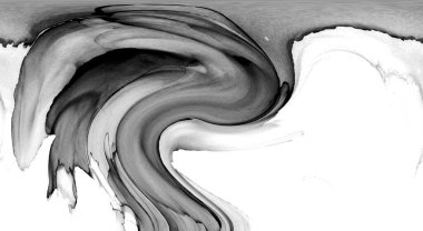 Alkol mürekkebinin sunduğu yüksek kaliteli akış sanatı tasarımcıya modern bir soyut arkaplan sağlar..