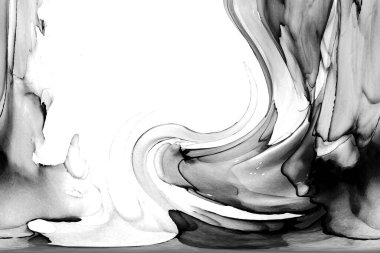 Alkol mürekkebinin sunduğu yüksek kaliteli akış sanatı tasarımcıya modern bir soyut arkaplan sağlar..