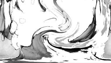 Alkol mürekkebinin sunduğu yüksek kaliteli akış sanatı tasarımcıya modern bir soyut arkaplan sağlar..