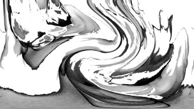 Alkol mürekkebinin sunduğu yüksek kaliteli akış sanatı tasarımcıya modern bir soyut arkaplan sağlar..