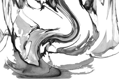 Alkol mürekkebinin sunduğu yüksek kaliteli akış sanatı tasarımcıya modern bir soyut arkaplan sağlar..