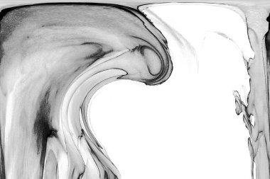 Alkol mürekkebinin sunduğu yüksek kaliteli akış sanatı tasarımcıya modern bir soyut arkaplan sağlar..