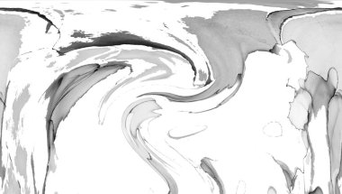 Alkol mürekkebinin sunduğu yüksek kaliteli akış sanatı tasarımcıya modern bir soyut arkaplan sağlar..