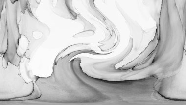 Alkol mürekkebinin sunduğu yüksek kaliteli akış sanatı tasarımcıya modern bir soyut arkaplan sağlar..