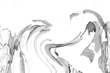 Alkol mürekkebinin sunduğu yüksek kaliteli akış sanatı tasarımcıya modern bir soyut arkaplan sağlar..