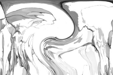 Alkol mürekkebinin sunduğu yüksek kaliteli akış sanatı tasarımcıya modern bir soyut arkaplan sağlar..