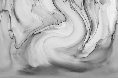 Alkol mürekkebinin sunduğu yüksek kaliteli akış sanatı tasarımcıya modern bir soyut arkaplan sağlar..