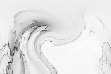 Alkol mürekkebinin sunduğu yüksek kaliteli akış sanatı tasarımcıya modern bir soyut arkaplan sağlar..