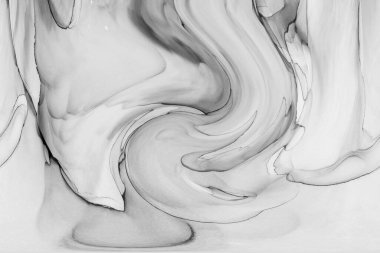 Alkol mürekkebinin sunduğu yüksek kaliteli akış sanatı tasarımcıya modern bir soyut arkaplan sağlar..