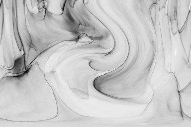 Alkol mürekkebinin sunduğu yüksek kaliteli akış sanatı tasarımcıya modern bir soyut arkaplan sağlar..