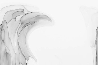 Alkol mürekkebinin sunduğu yüksek kaliteli akış sanatı tasarımcıya modern bir soyut arkaplan sağlar..