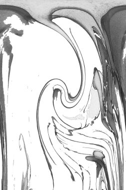 Alkol mürekkebinin sunduğu yüksek kaliteli akış sanatı tasarımcıya modern bir soyut arkaplan sağlar..