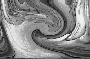 Alkol mürekkebinin sunduğu yüksek kaliteli akış sanatı tasarımcıya modern bir soyut arkaplan sağlar..