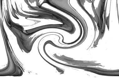 Alkol mürekkebinin sunduğu yüksek kaliteli akış sanatı tasarımcıya modern bir soyut arkaplan sağlar..