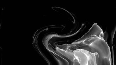 Alkol mürekkebinin sunduğu yüksek kaliteli akış sanatı tasarımcıya modern bir soyut arkaplan sağlar..