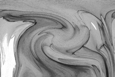 Alkol mürekkebinin sunduğu yüksek kaliteli akış sanatı tasarımcıya modern bir soyut arkaplan sağlar..