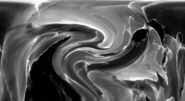 Alkol mürekkebinin sunduğu yüksek kaliteli akış sanatı tasarımcıya modern bir soyut arkaplan sağlar..