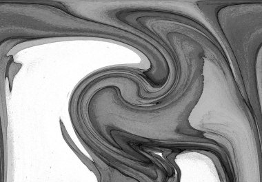 Alkol mürekkebinin sunduğu yüksek kaliteli akış sanatı tasarımcıya modern bir soyut arkaplan sağlar..