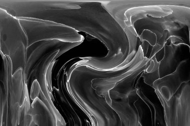 Alkol mürekkebinin sunduğu yüksek kaliteli akış sanatı tasarımcıya modern bir soyut arkaplan sağlar..