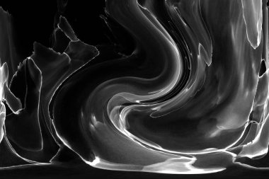 Alkol mürekkebinin sunduğu yüksek kaliteli akış sanatı tasarımcıya modern bir soyut arkaplan sağlar..