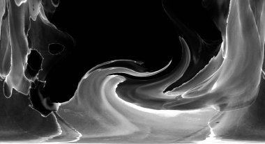 Alkol mürekkebinin sunduğu yüksek kaliteli akış sanatı tasarımcıya modern bir soyut arkaplan sağlar..