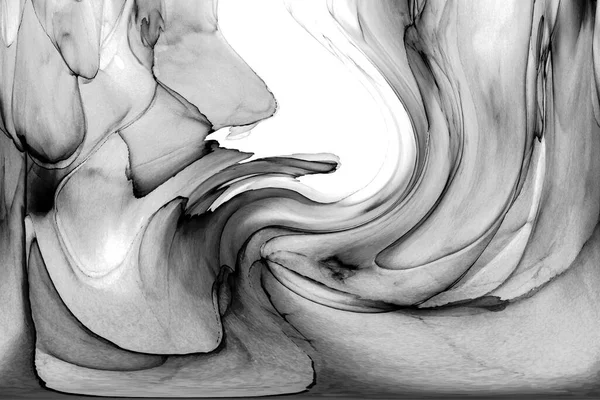 Alkol mürekkebinin sunduğu yüksek kaliteli akış sanatı tasarımcıya modern bir soyut arkaplan sağlar..