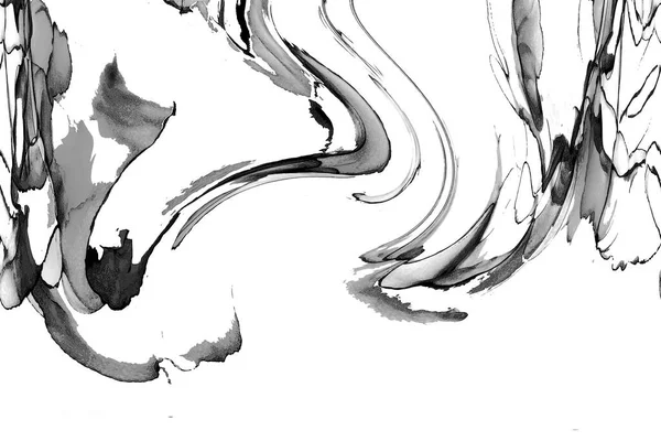 Alkol mürekkebinin sunduğu yüksek kaliteli akış sanatı tasarımcıya modern bir soyut arkaplan sağlar..