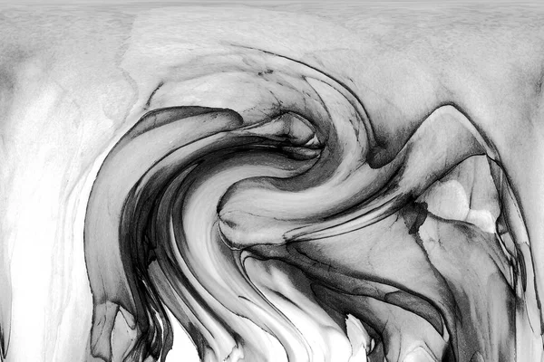 Alkol mürekkebinin sunduğu yüksek kaliteli akış sanatı tasarımcıya modern bir soyut arkaplan sağlar..