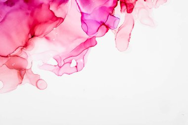 Alkol mürekkebi ve renkli soyut modern resim arka planıyla yapılmış yüksek kalite modern soyut resim..