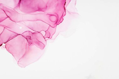 Alkol mürekkebi ve renkli soyut modern resim arka planıyla yapılmış yüksek kalite modern soyut resim..