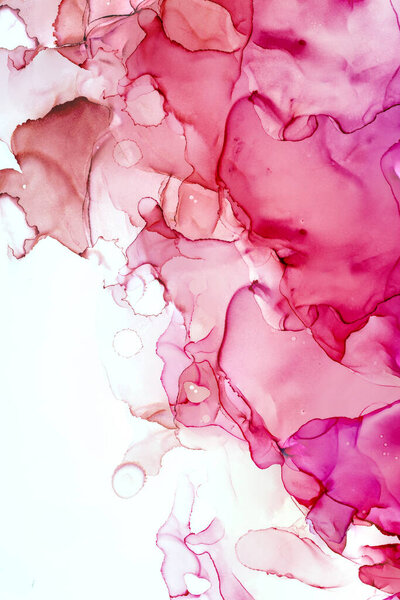 High-quality modern abstract painting rendered with alcohol ink and colorful abstract modern art painting background.
