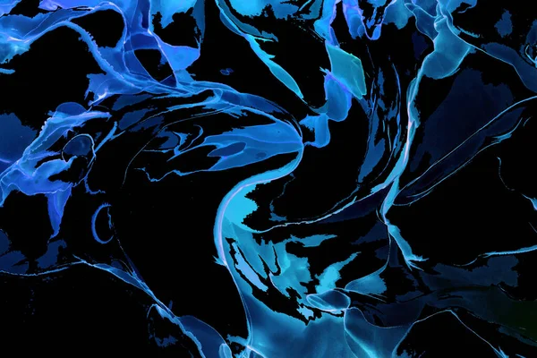 Alkol mürekkebi ve renkli soyut modern resim arka planıyla yapılmış yüksek kalite modern soyut resim..