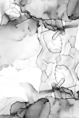 Yüksek kaliteli soyut Çin manzara resminin modern sanat arka planı alkol mürekkebiyle sunulmuştur..