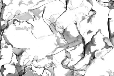 Yüksek kaliteli soyut Çin manzara resminin modern sanat arka planı alkol mürekkebiyle sunulmuştur..