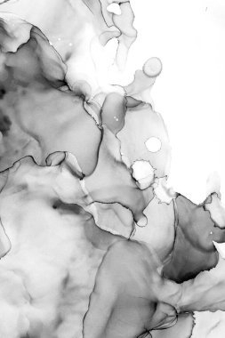 Yüksek kaliteli soyut Çin manzara resminin modern sanat arka planı alkol mürekkebiyle sunulmuştur..