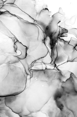 Yüksek kaliteli soyut Çin manzara resminin modern sanat arka planı alkol mürekkebiyle sunulmuştur..