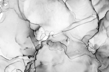 Yüksek kaliteli soyut Çin manzara resminin modern sanat arka planı alkol mürekkebiyle sunulmuştur..