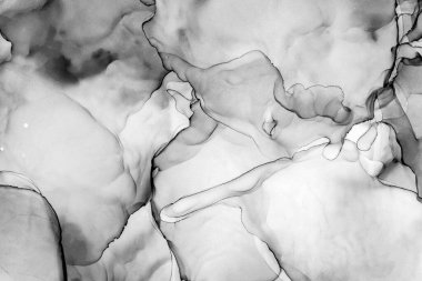 Yüksek kaliteli soyut Çin manzara resminin modern sanat arka planı alkol mürekkebiyle sunulmuştur..