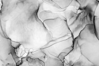 Yüksek kaliteli soyut Çin manzara resminin modern sanat arka planı alkol mürekkebiyle sunulmuştur..