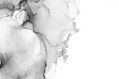 Yüksek kaliteli soyut Çin manzara resminin modern sanat arka planı alkol mürekkebiyle sunulmuştur..