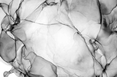 Yüksek kaliteli soyut Çin manzara resminin modern sanat arka planı alkol mürekkebiyle sunulmuştur..