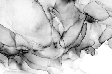 Yüksek kaliteli soyut Çin manzara resminin modern sanat arka planı alkol mürekkebiyle sunulmuştur..