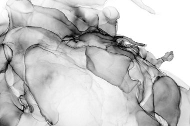 Yüksek kaliteli soyut Çin manzara resminin modern sanat arka planı alkol mürekkebiyle sunulmuştur..