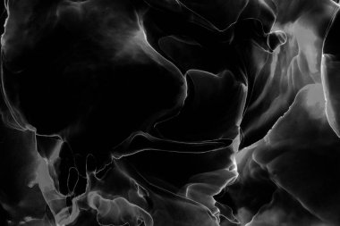 Yüksek kaliteli soyut Çin manzara resminin modern sanat arka planı alkol mürekkebiyle sunulmuştur..