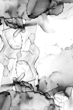 Yüksek kaliteli soyut Çin manzara resminin modern sanat arka planı alkol mürekkebiyle sunulmuştur..