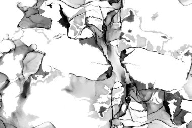 Yüksek kaliteli soyut Çin manzara resminin modern sanat arka planı alkol mürekkebiyle sunulmuştur..