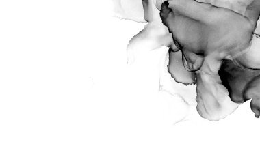 Yüksek kaliteli soyut Çin manzara resminin modern sanat arka planı alkol mürekkebiyle sunulmuştur..