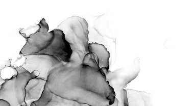 Yüksek kaliteli soyut Çin manzara resminin modern sanat arka planı alkol mürekkebiyle sunulmuştur..