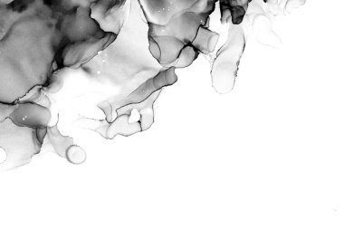 Yüksek kaliteli soyut Çin manzara resminin modern sanat arka planı alkol mürekkebiyle sunulmuştur..